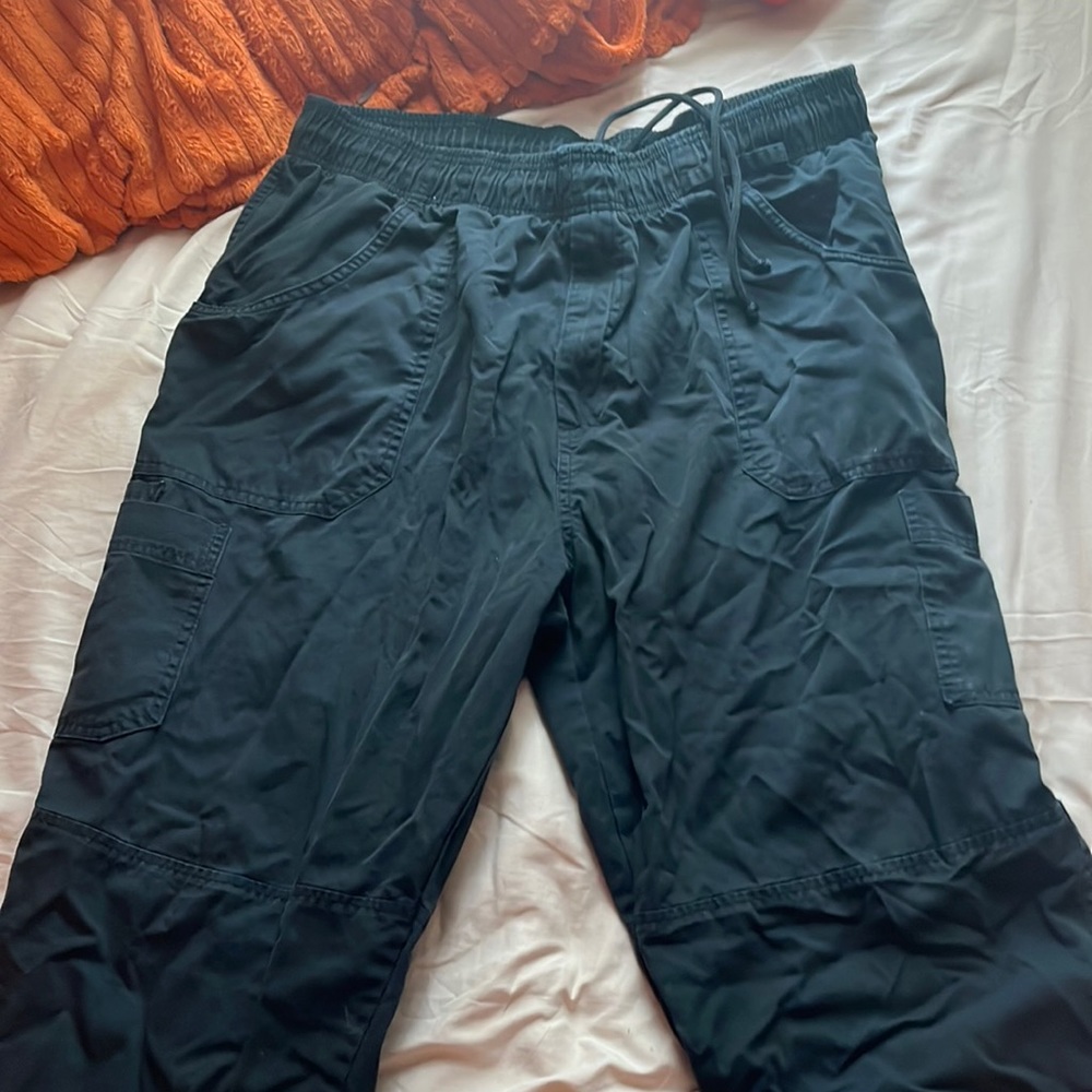 Black 6pocket cargos